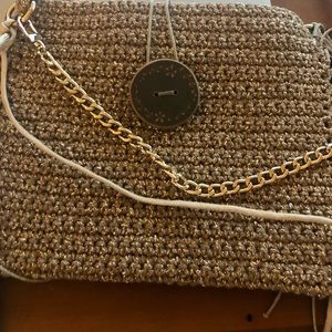 Cute sparkly knit purse